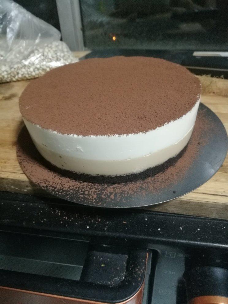 咖啡双层冻芝士蛋糕