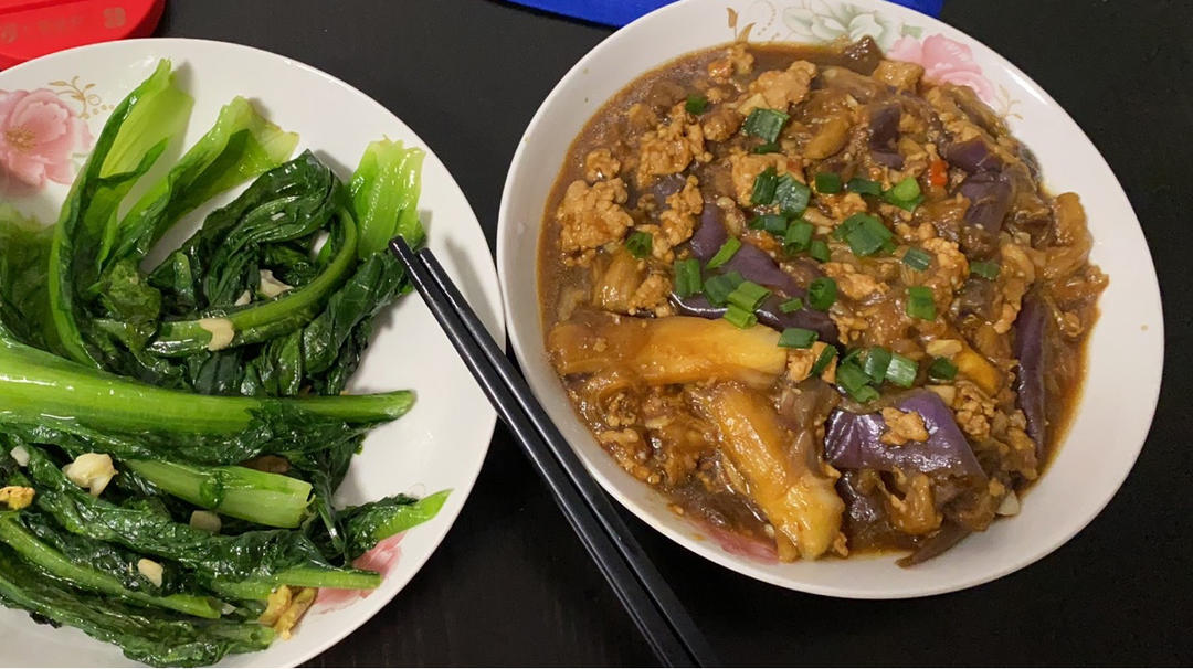 肉沫茄子（家庭无油炸版）