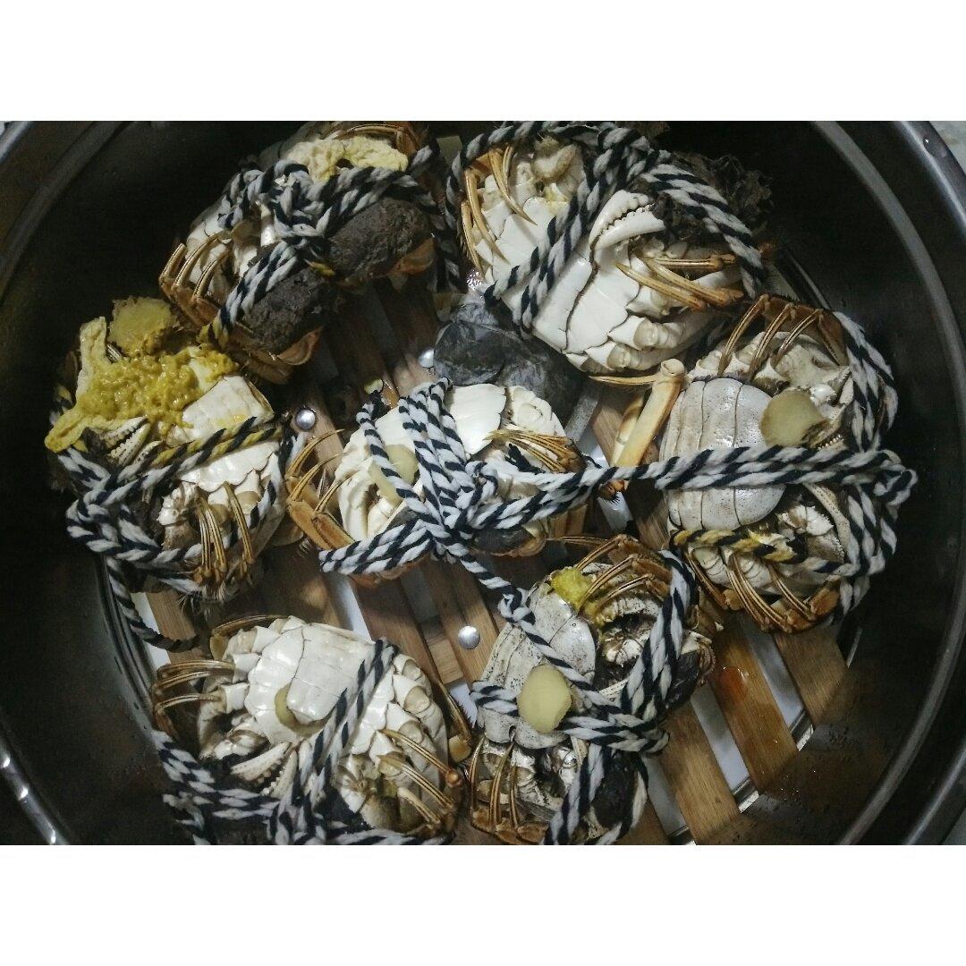 清蒸大闸蟹