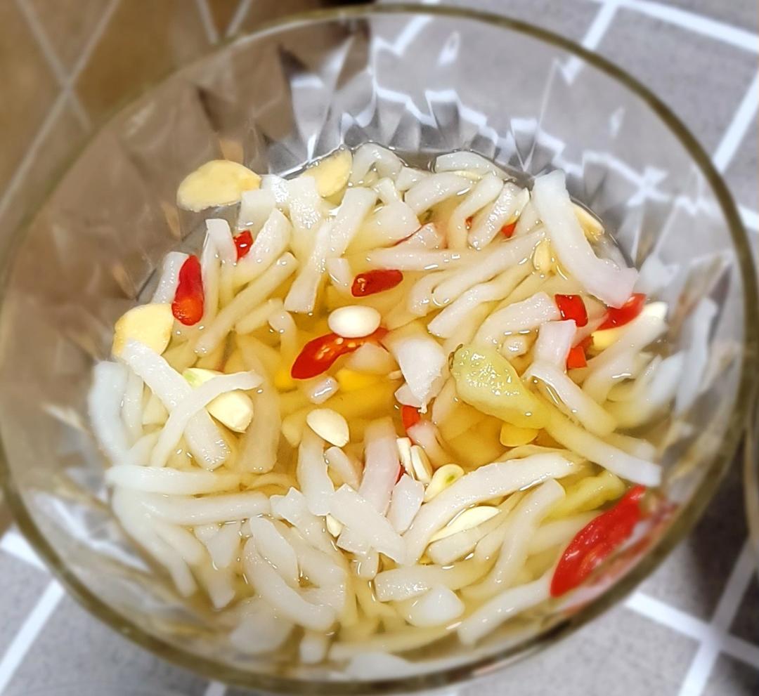 两步法酸甜萝卜泡菜