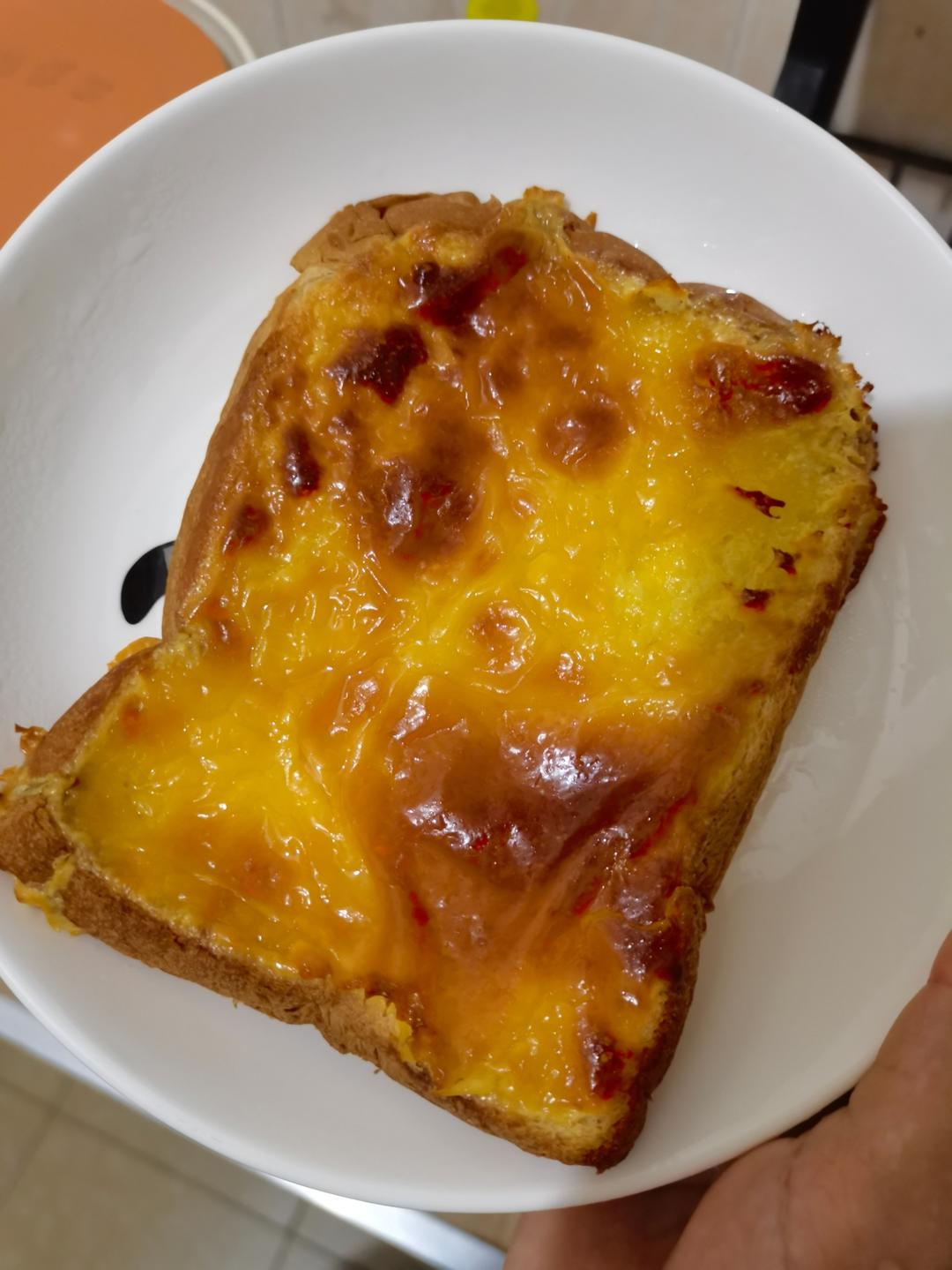 零失败快手岩烧乳酪(熔岩吐司)十分钟网红早餐，好吃哭