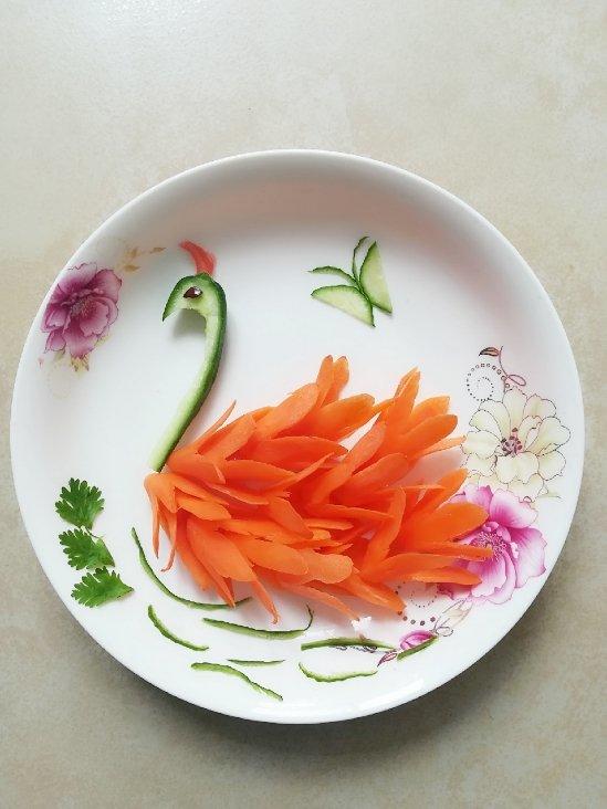 胡萝卜花/盘饰/拼盘/摆盘(有步骤)