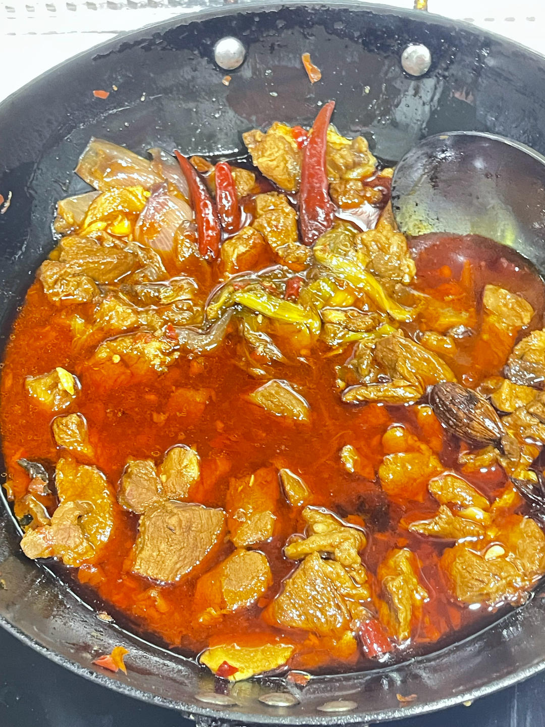 香辣牛腩煲