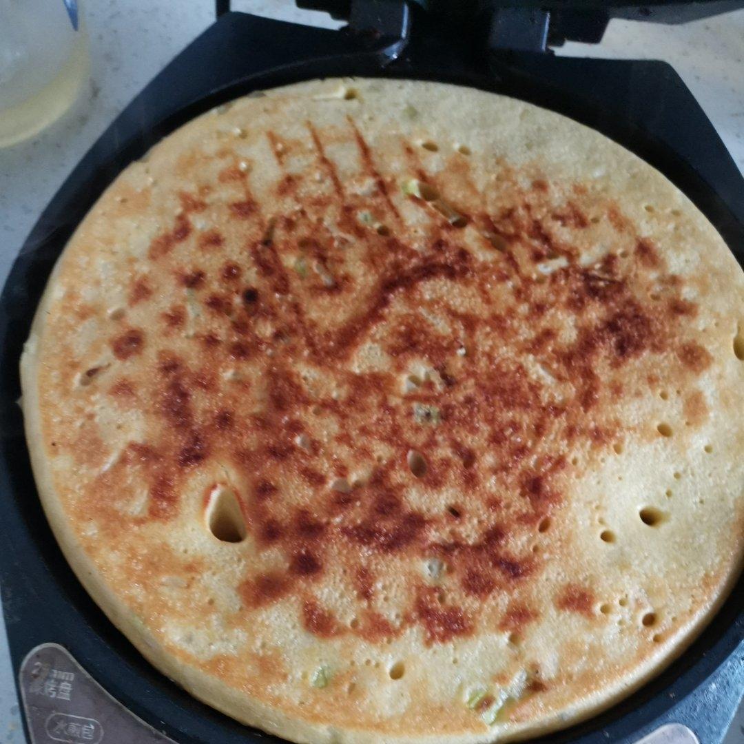 手不沾面做发面大饼