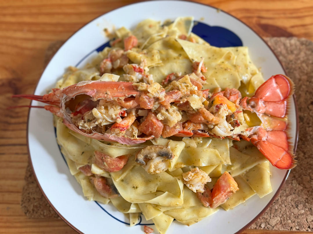 奶油波士顿龙虾意面