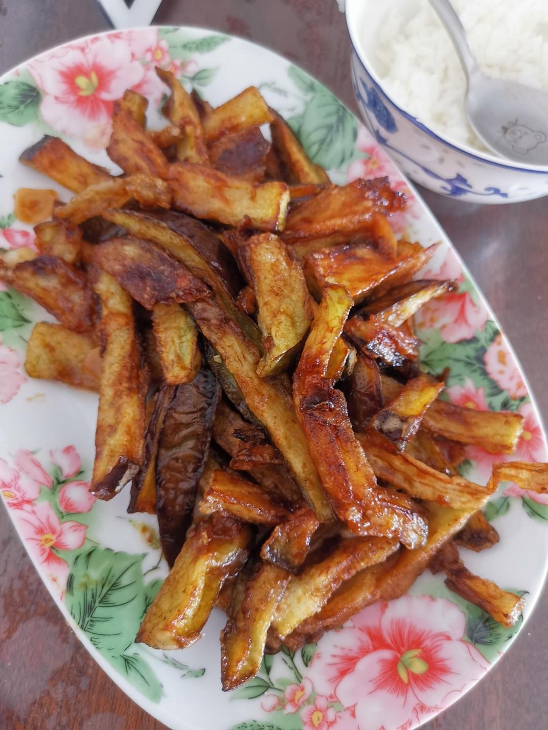 风味茄子馋哭小孩了