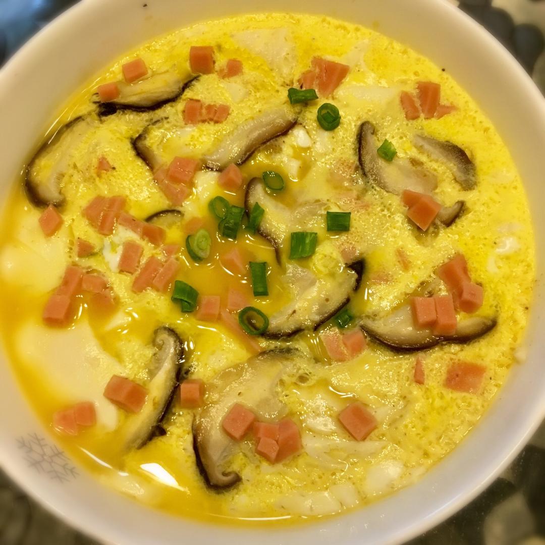 五分钟鸡蛋豆腐羹（附盒装豆腐脱模大法！）