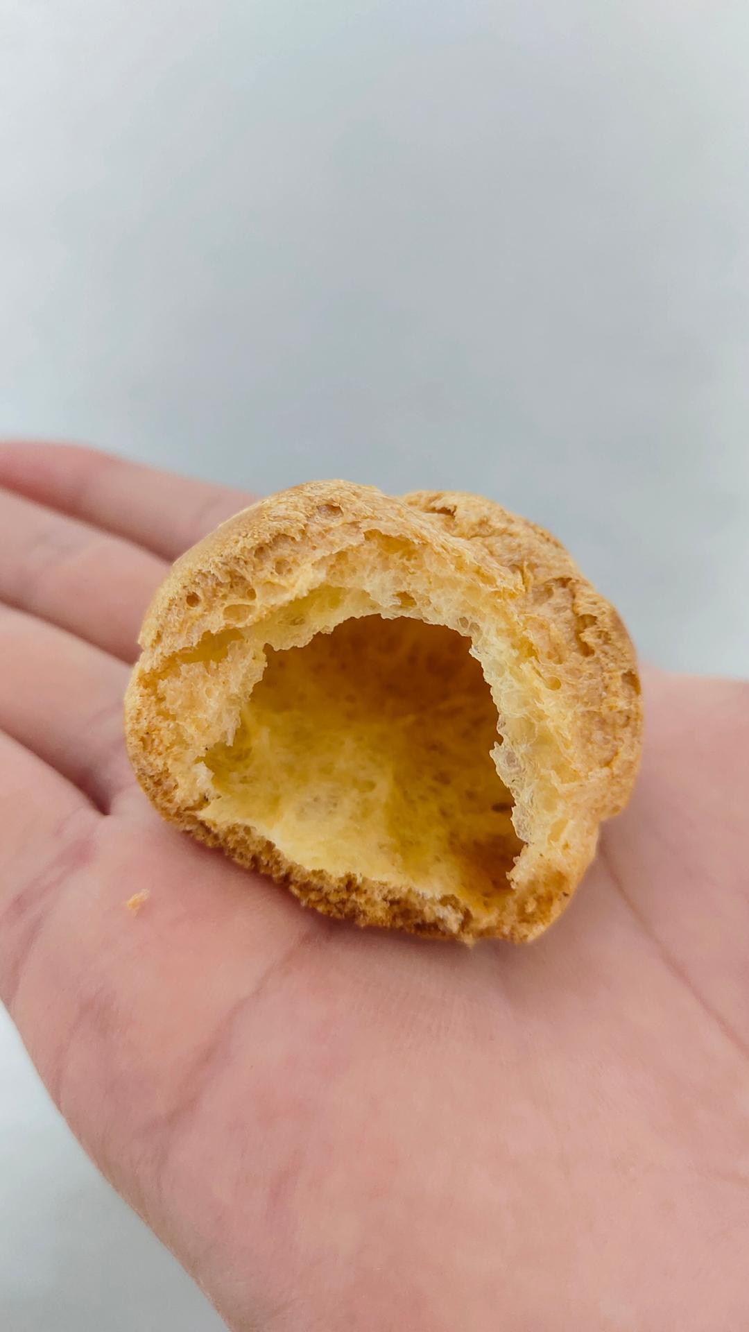 简单易成功的奶油小泡芙做法