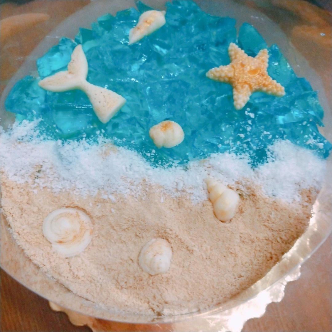 海洋酸奶慕斯蛋糕