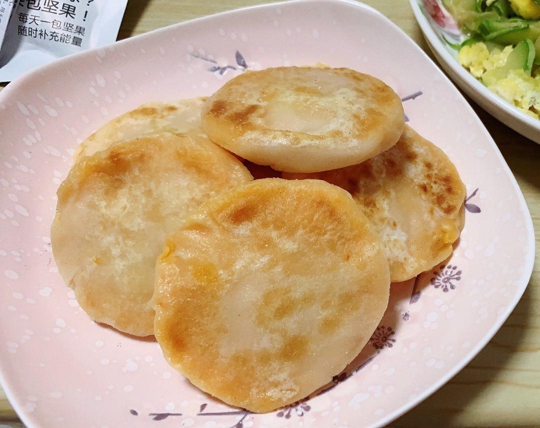 不用和面的奶香红薯饼🍠