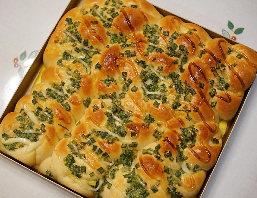 牛油香葱软面包 可以一天三顿都吃它！