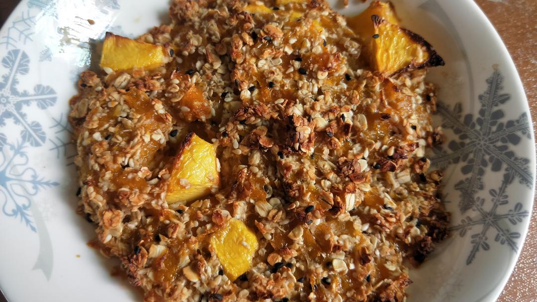 安利巨好吃巨适合减肥的黄桃馅饼，无面粉无蛋奶无油无糖