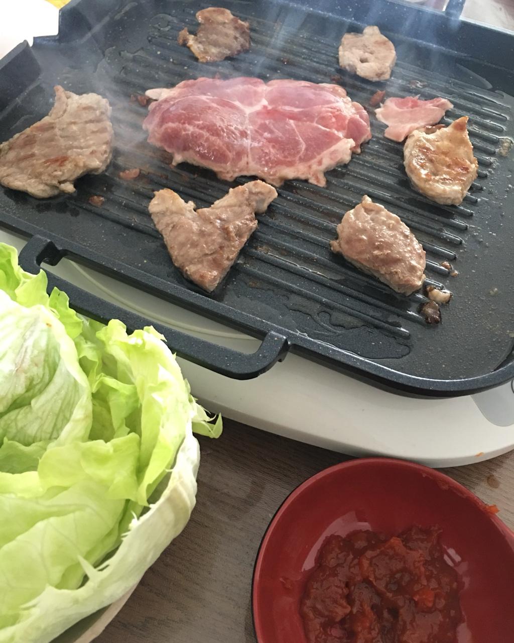 大富贵宝宝做的家庭烤肉