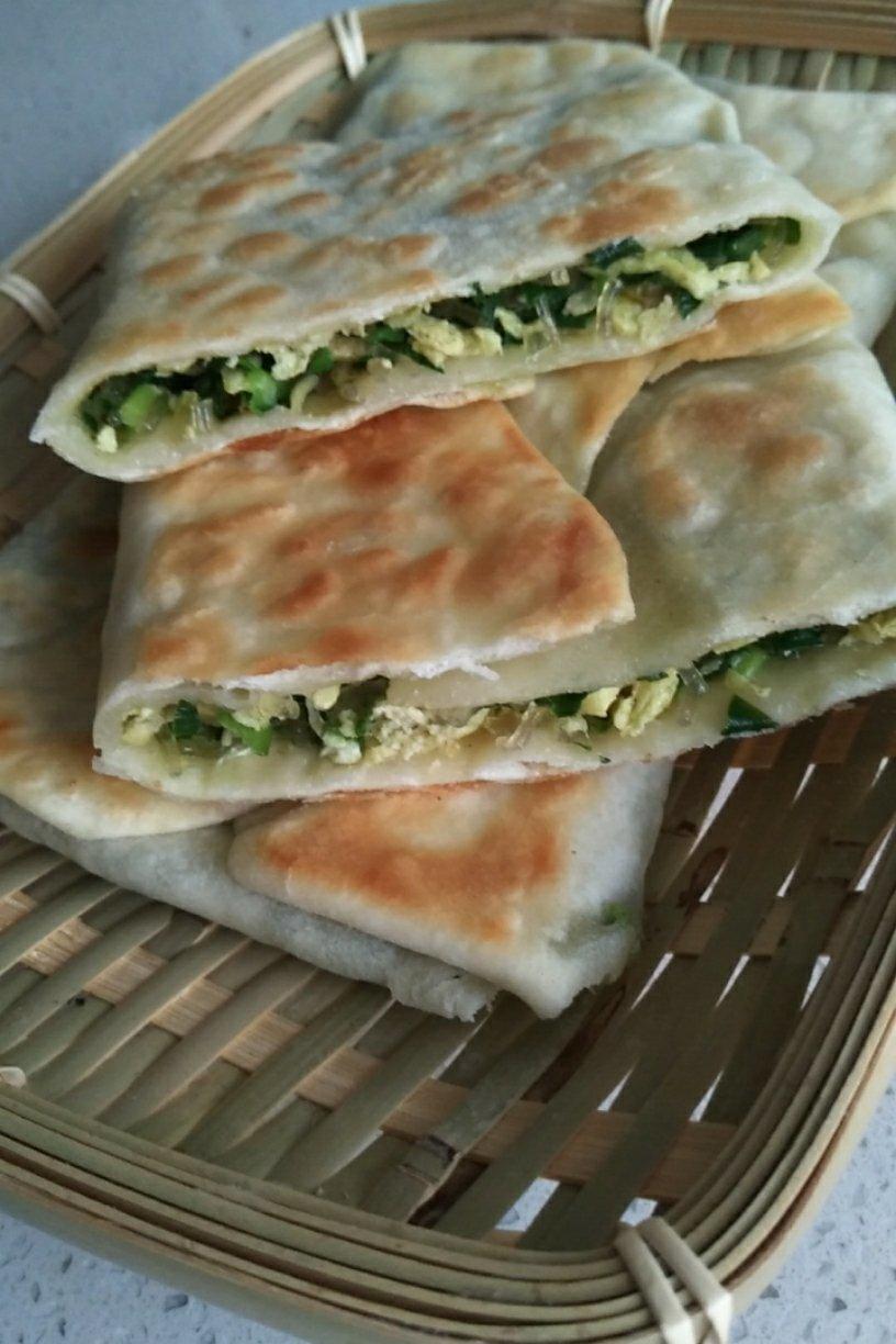 吹弹可破的韭菜盒子