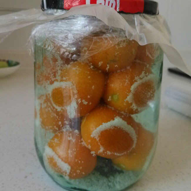 秋冬止咳小偏方【盐渍金桔】