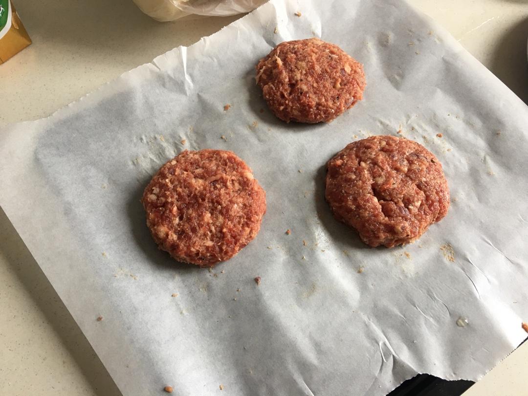 快手汉堡胚肉饼