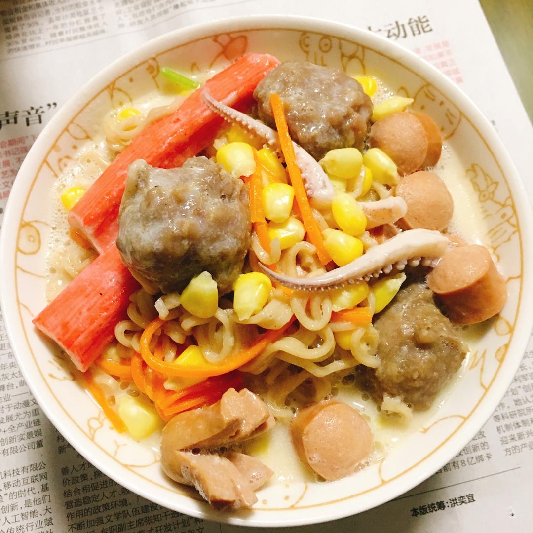 芝士牛奶火鸡面