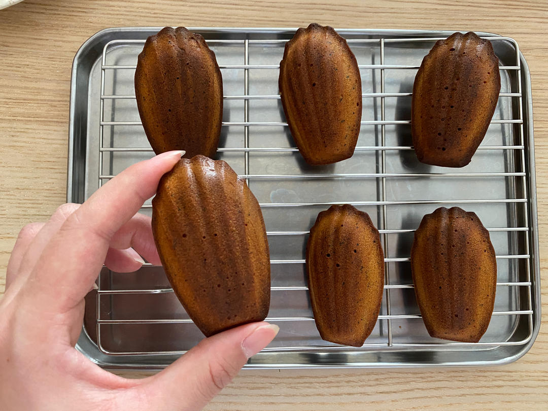 不甜腻的玛德琳！伯爵红茶玛德琳！