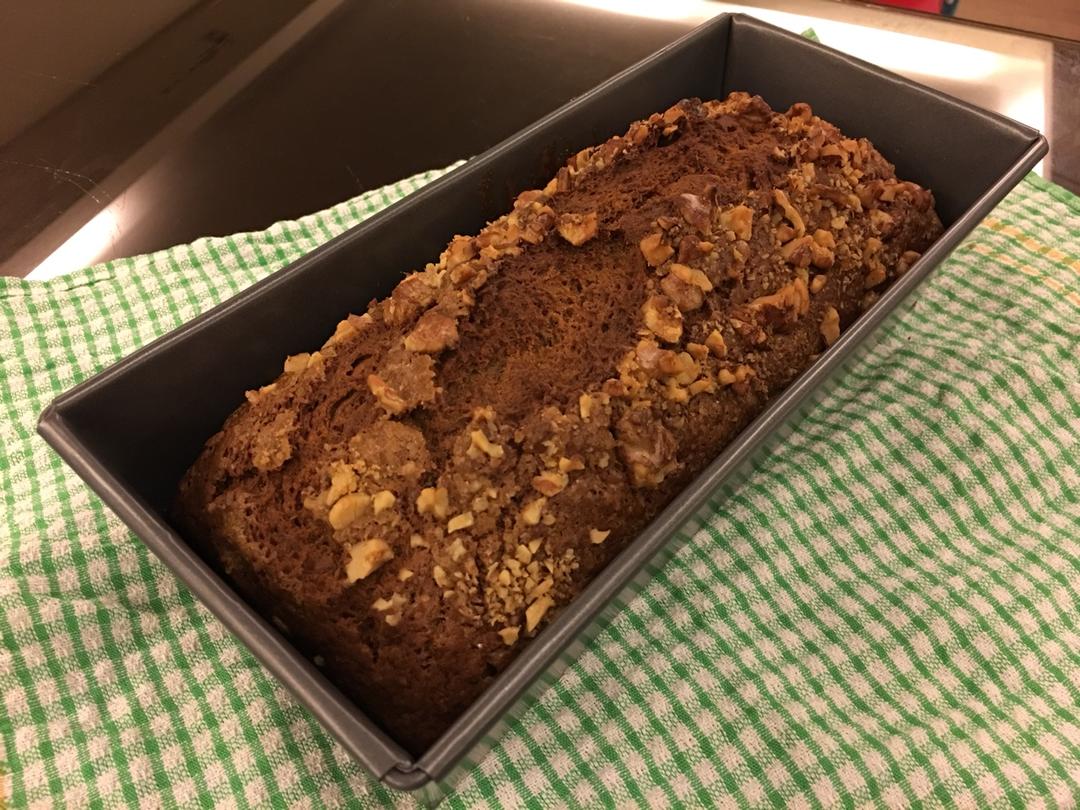香蕉核桃磅蛋糕 Banana & Walnut Pound Cake
