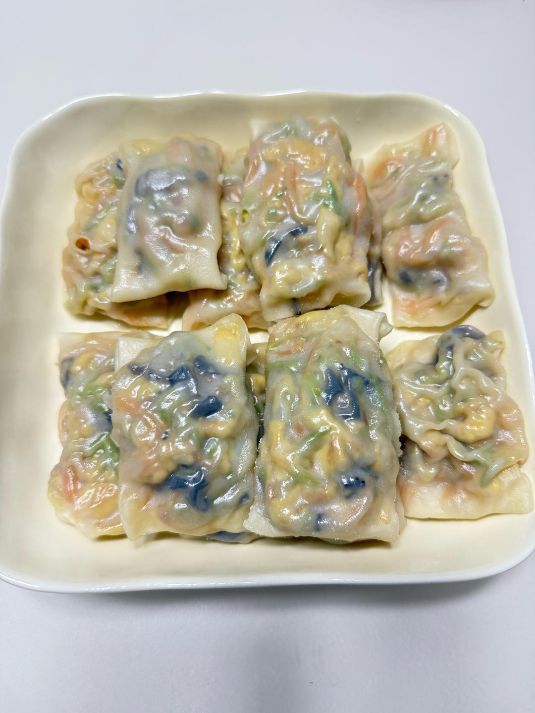 减脂时蔬卷蔬菜卷（馄饨皮版）