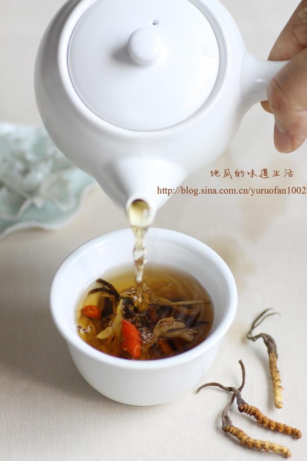 养生茶饮简单做——虫草甘露茶的做法