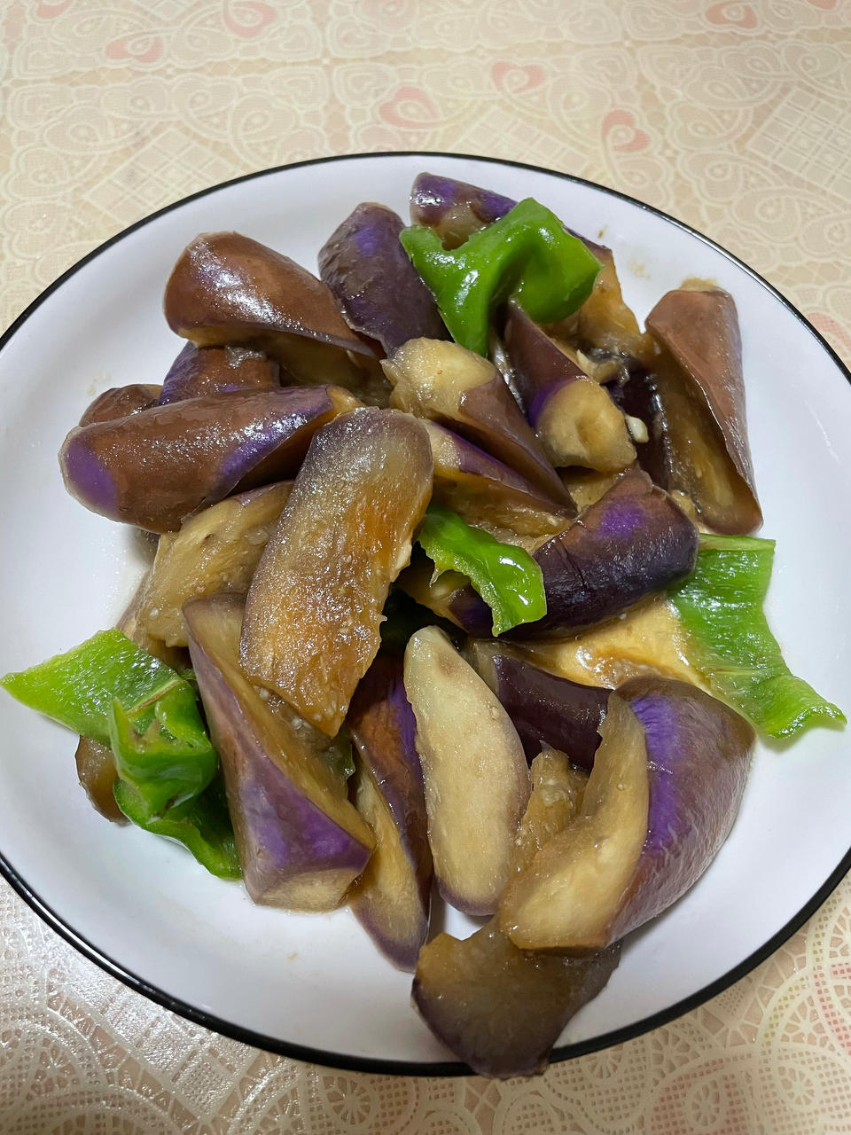 清炒茄子（少油版+视频）