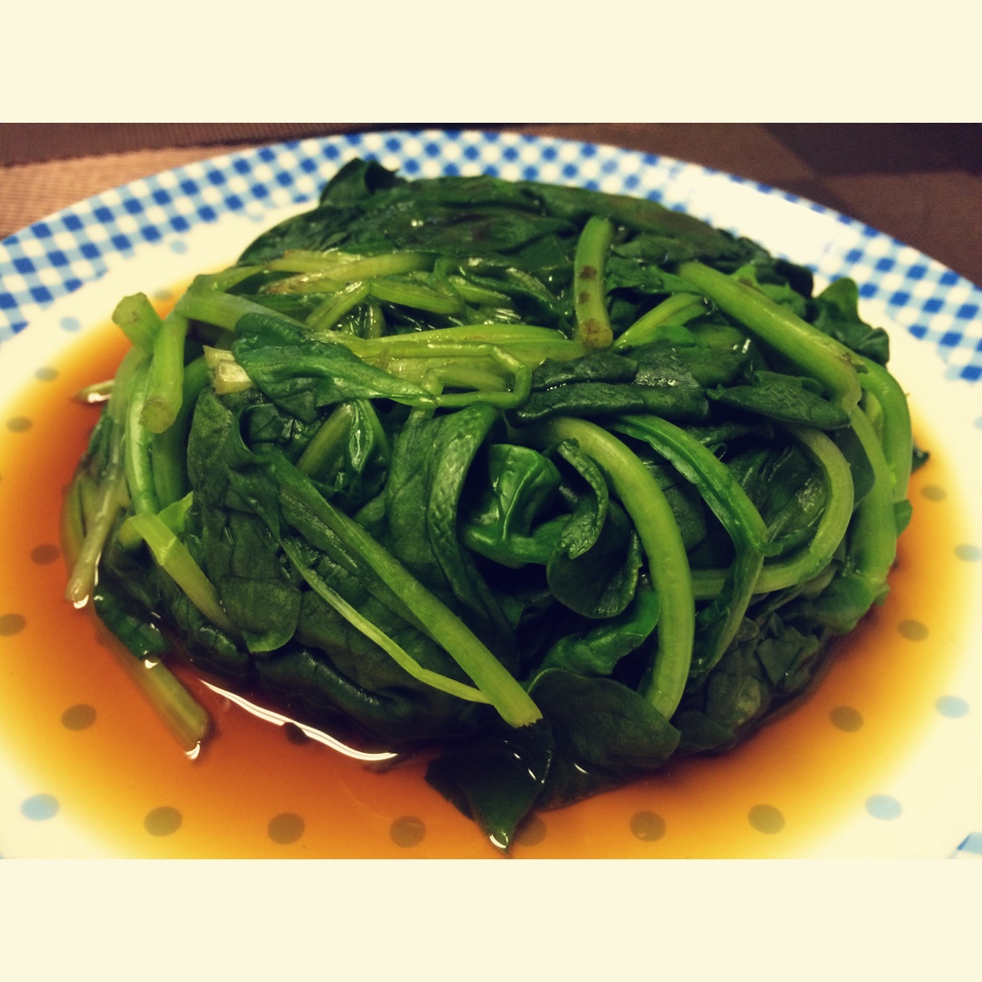 凉拌菠菜