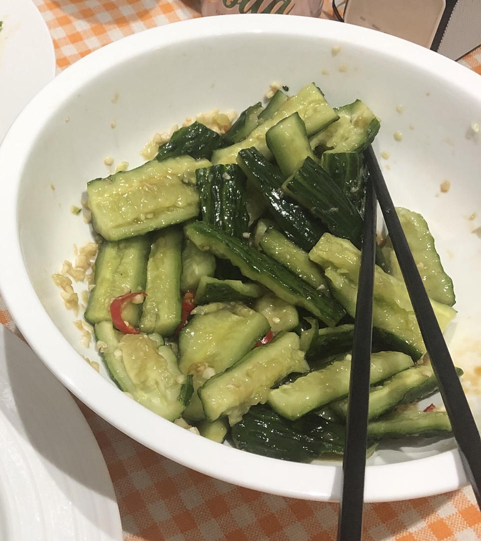 赞不绝口拍黄瓜🥒