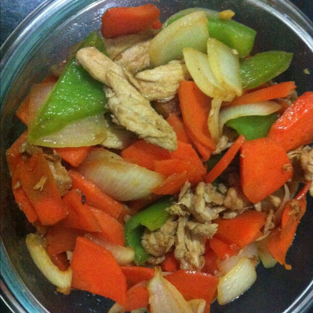 胡萝卜炒肉丝