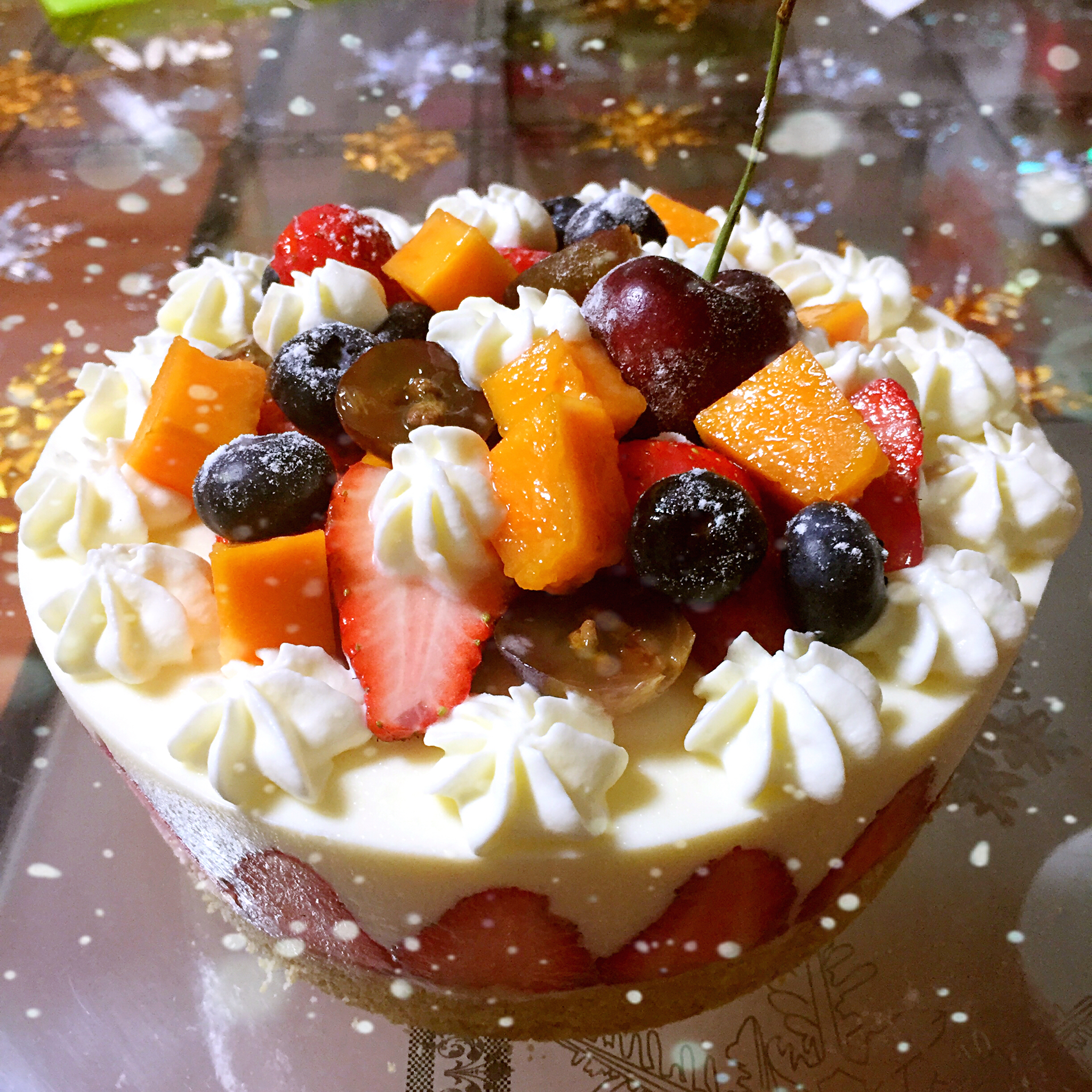 草莓冻芝士蛋糕