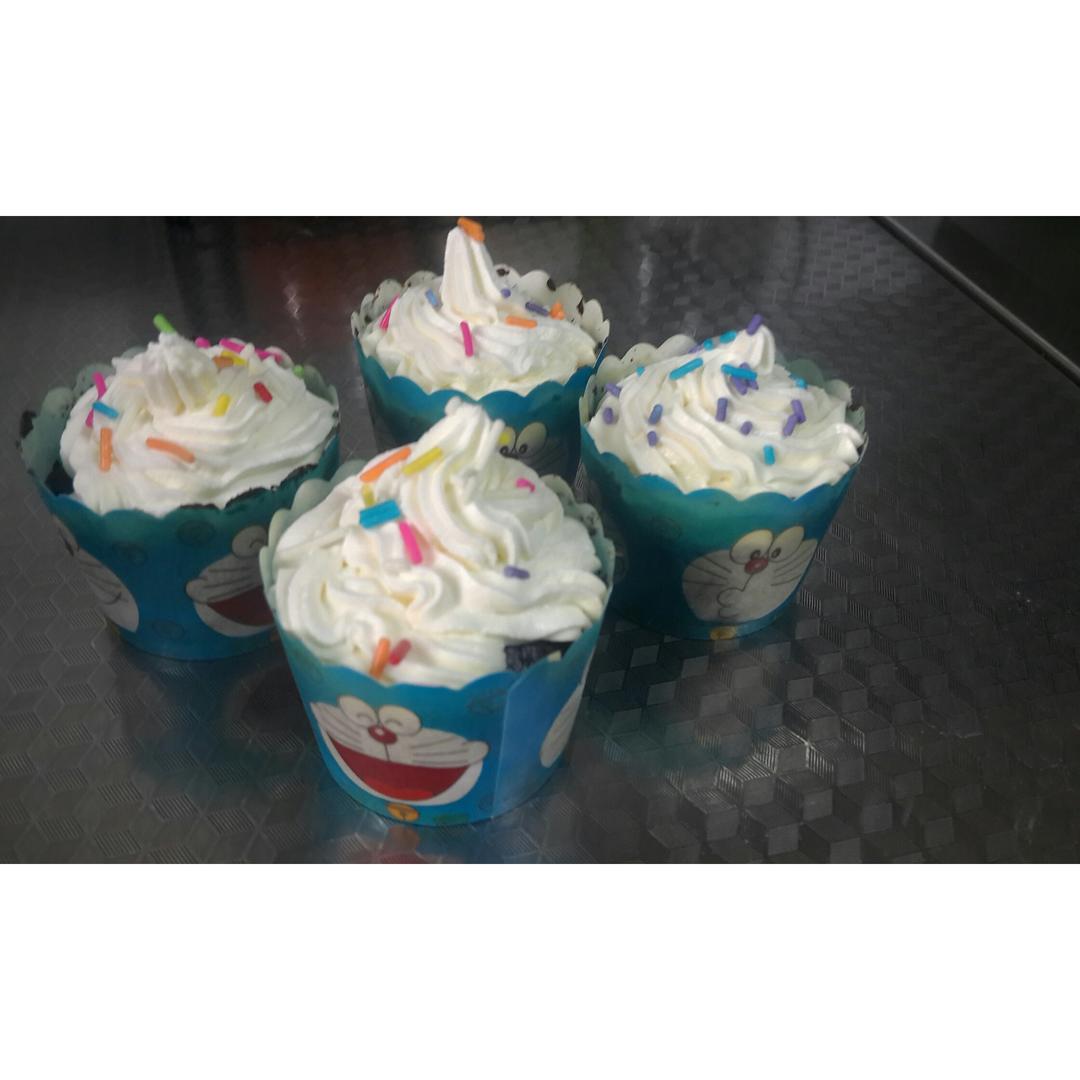 超简单的星巴克巧克力麦芬~~更新啦~无需打发