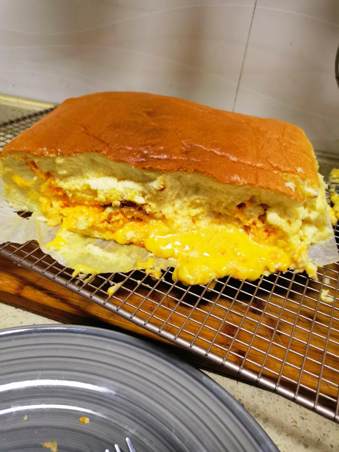 古早巧克力蛋糕 28*28cm，完美复刻某师傅~