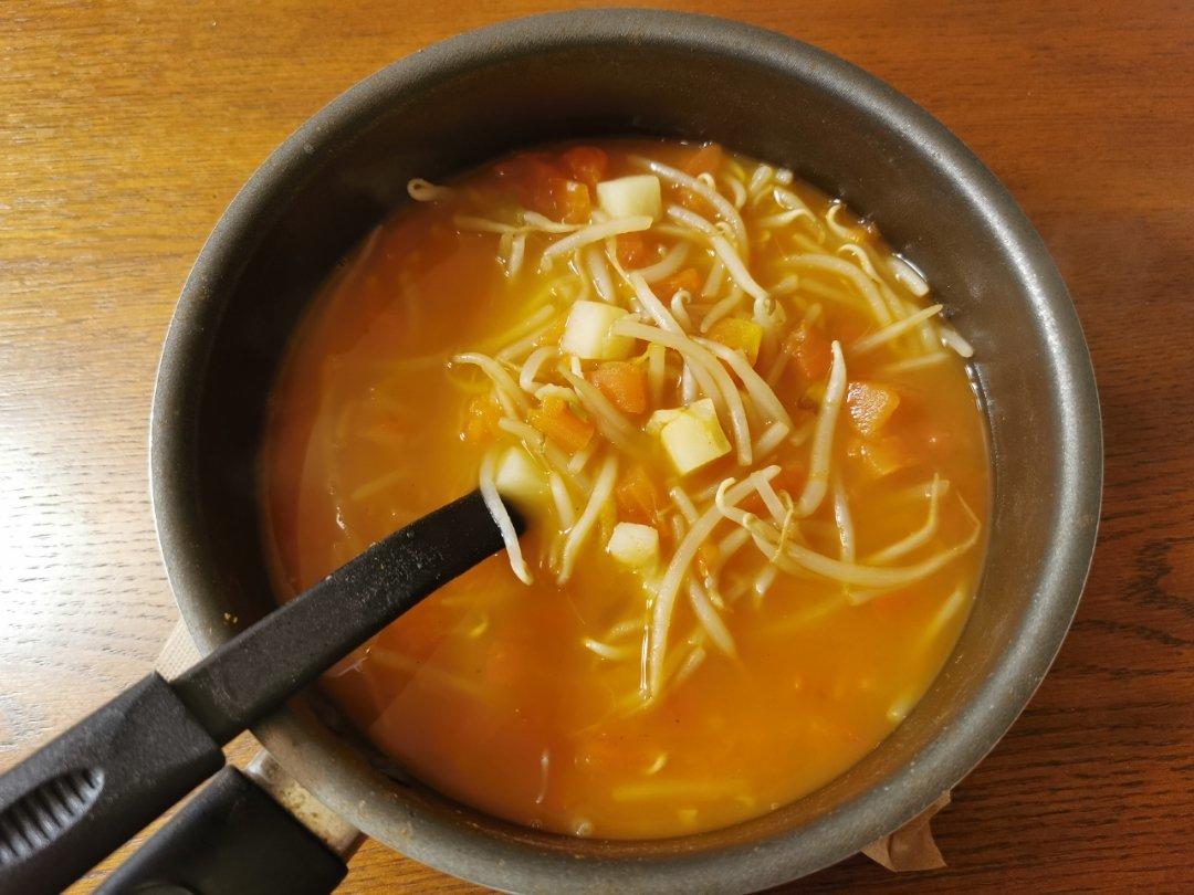 #排毒汤#西红柿豆芽汤
