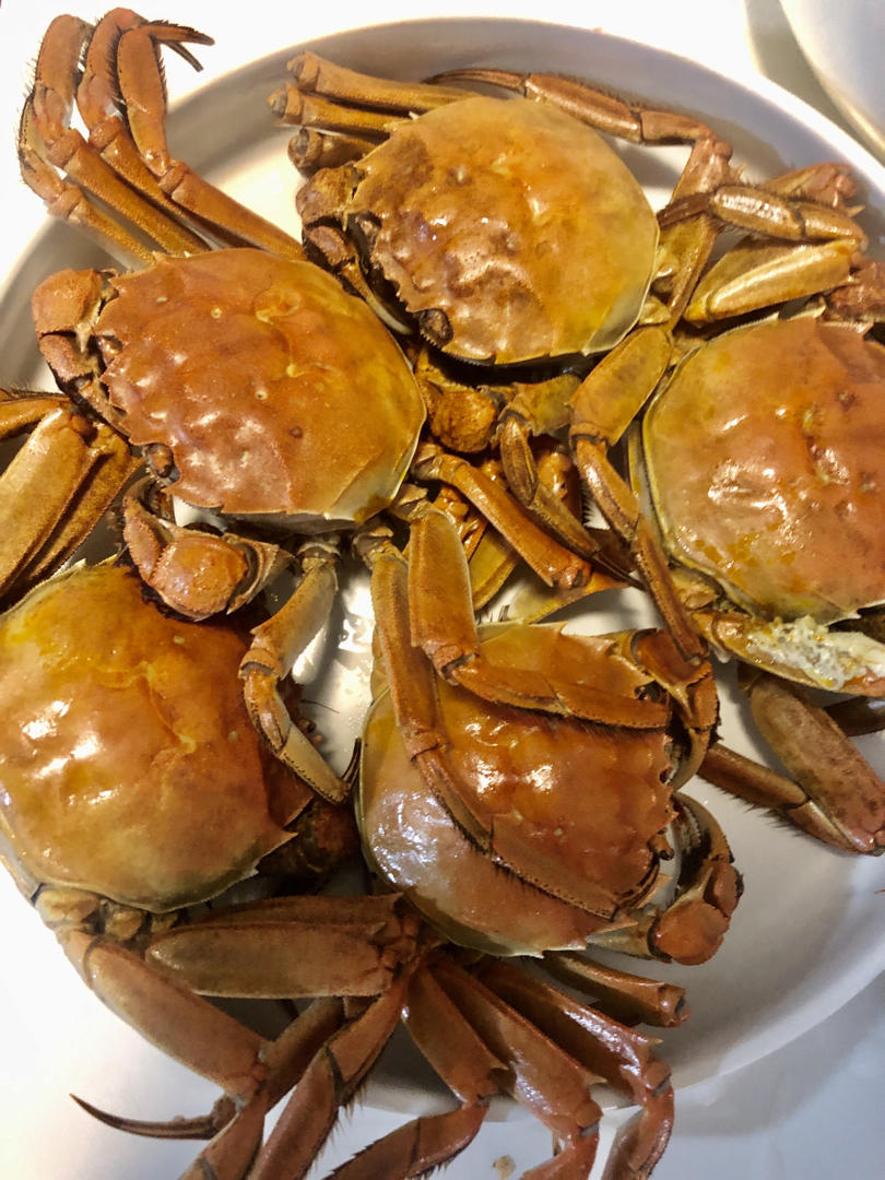 mustundead做的清蒸大闸蟹(挑,洗,蒸,吃)