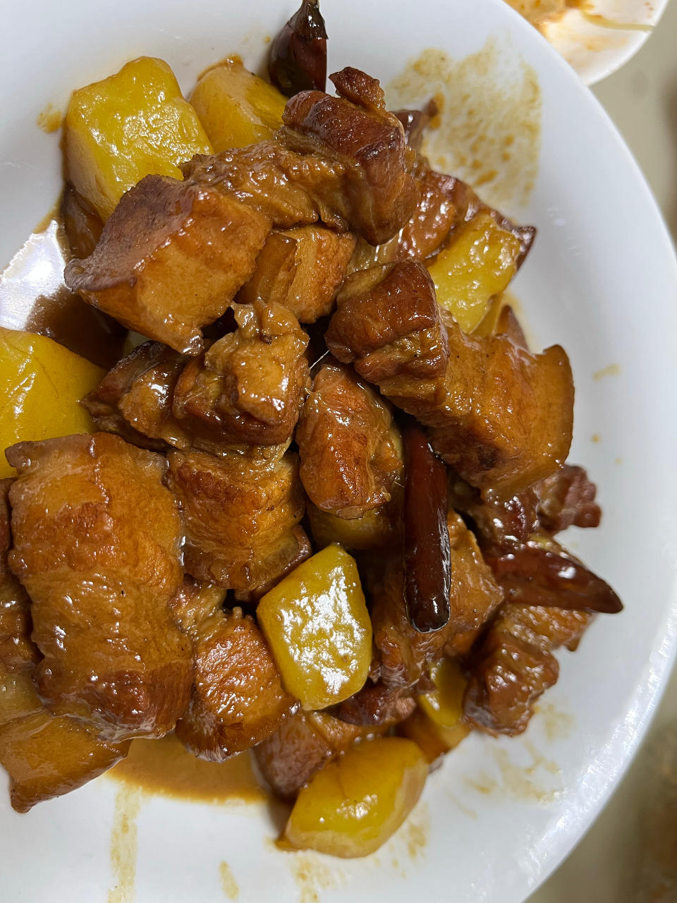 红烧肉炖土豆（丝毫不腻）