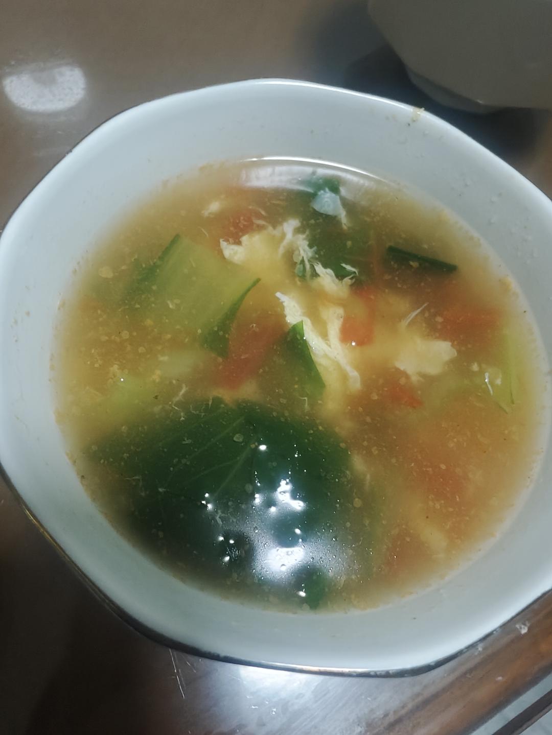 好喝的西红柿鸡蛋汤