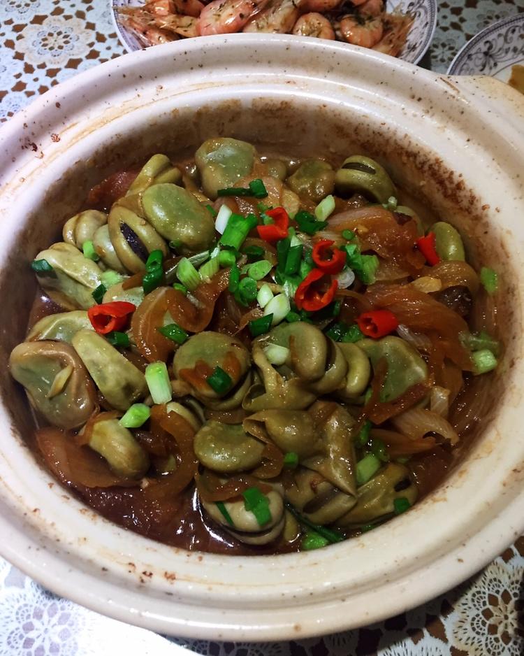 蚕豆煲