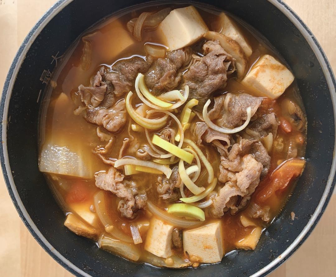 韩国泡菜豆腐汤