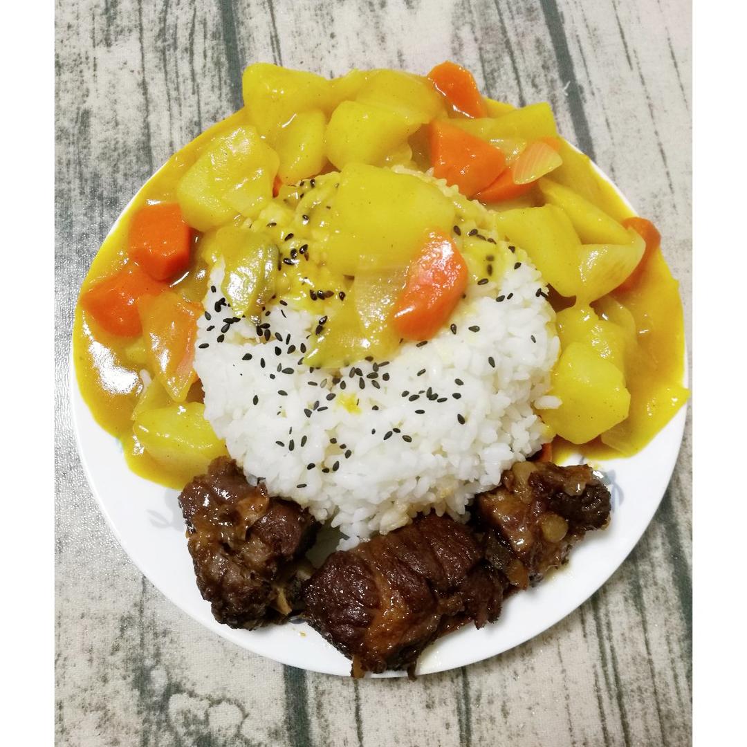 咖喱土豆饭