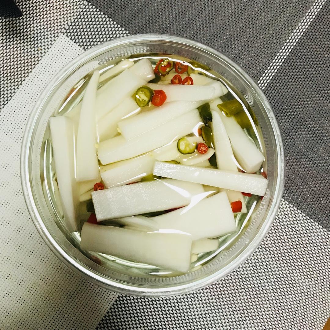 酸甜脆爽腌萝卜