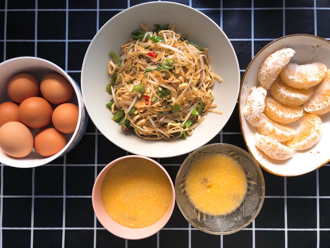 干丝炒豆芽