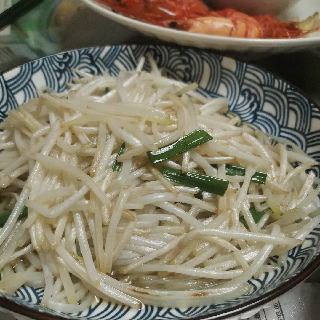 家常炒豆芽