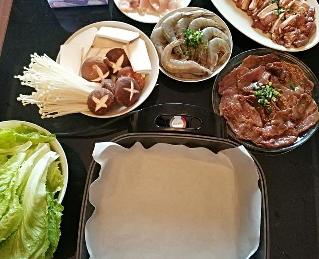 在家自制韩式烤肉(电火锅版)的做法