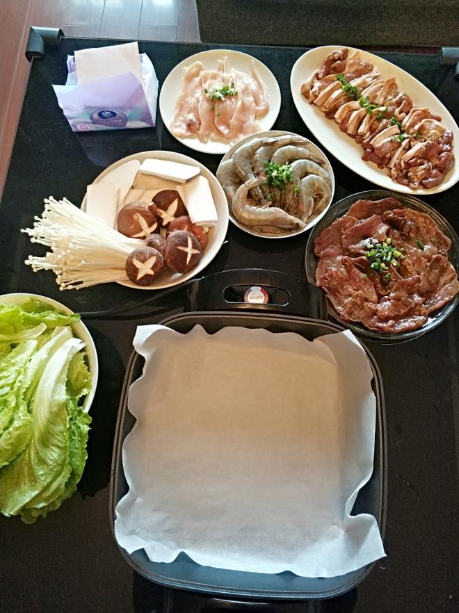 在家自制韩式烤肉(电火锅版)的做法