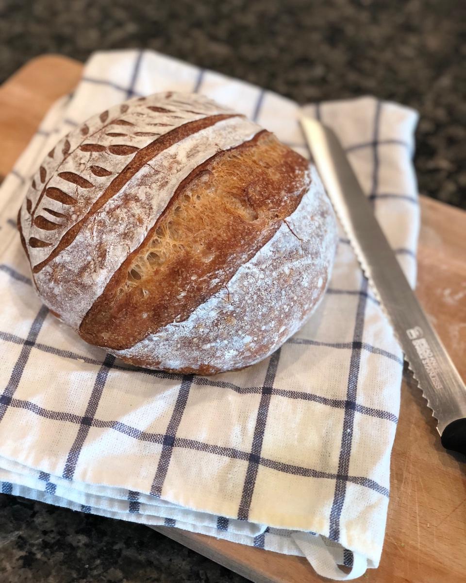 视频教程 天然酵种欧包 基础配方＆制作流程