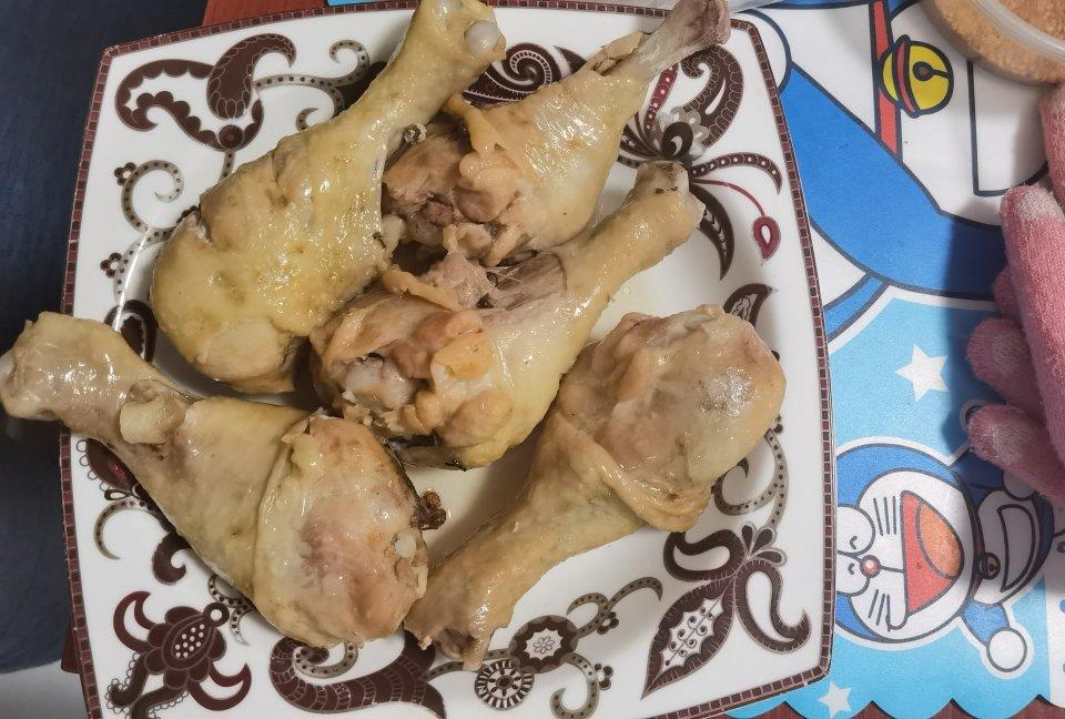 无油版巨嫩无比的椒盐蒸鸡腿🍗