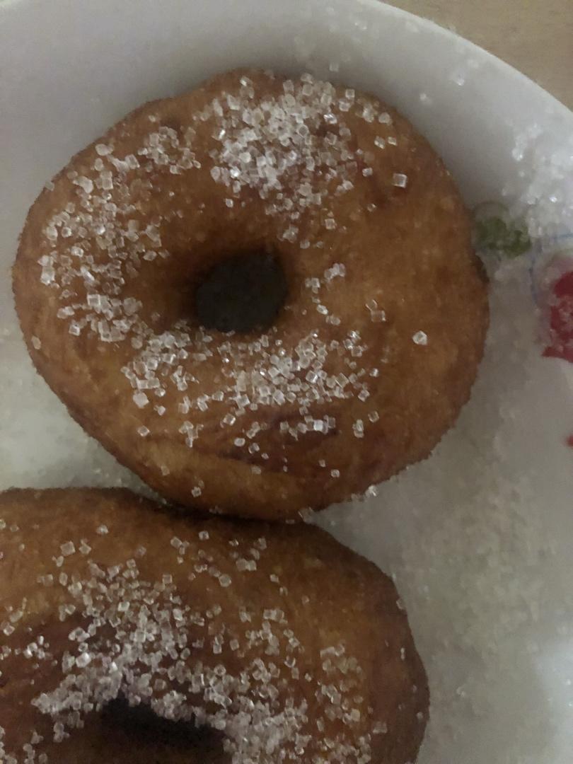 免烤箱！松软可口！一次成功的香甜甜甜圈