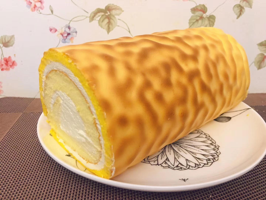 范范8810做的虎皮蛋糕卷