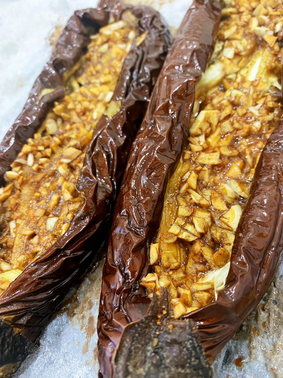 CC招牌菜销魂烤茄子，百吃不厌！