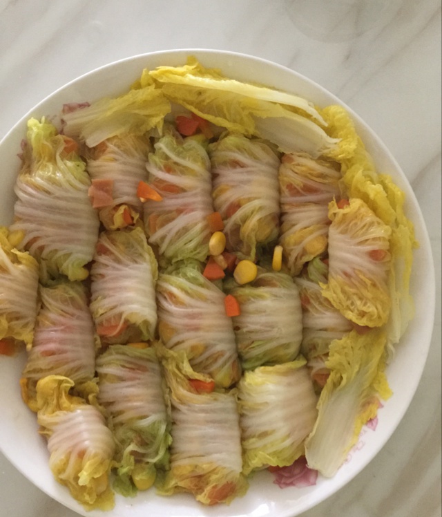 肉沫白菜卷